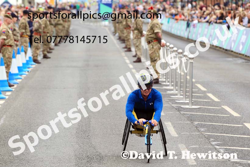 Womens wheelchair 2022 Great North Run. Photo: David T. Hewitson/Sports for All Pics